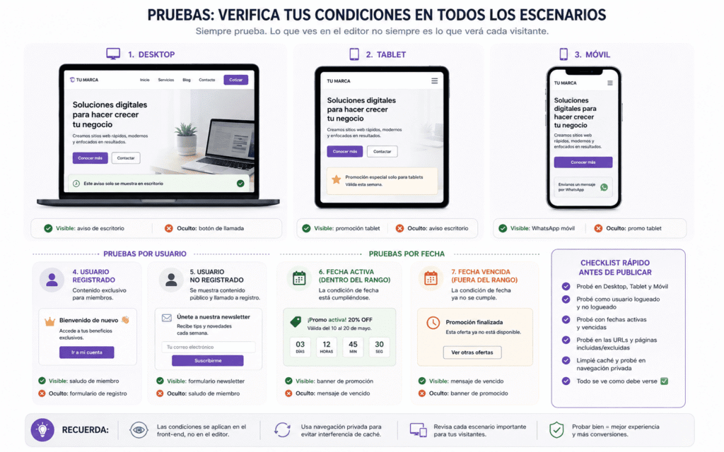 Cómo mostrar u ocultar secciones en Elementor: 9 usos avanzados sin plugins adicionales 3 Ocultar Secciones En Elementor